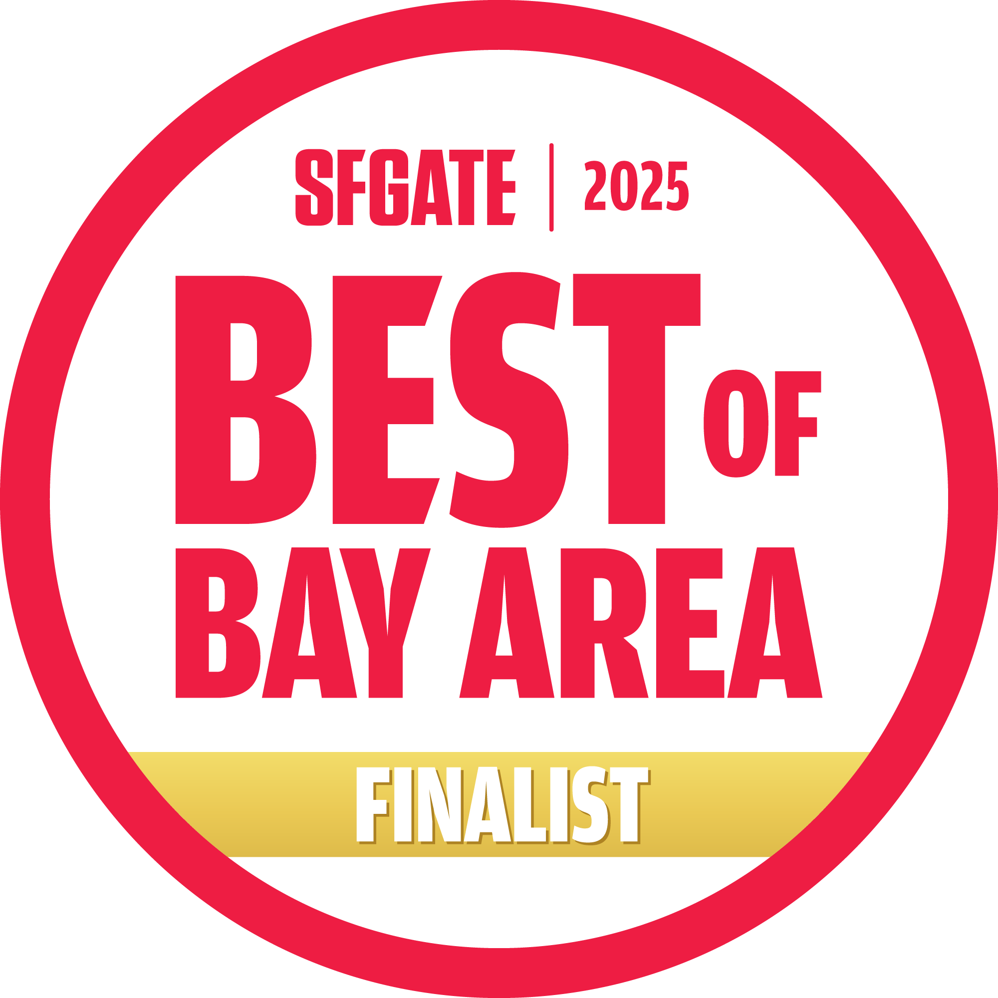SFGate Best of the Bay Area Finalist 2025